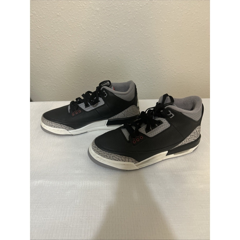 Nike Air Jordan 3 Retro OG GS Black Cement 2024 Youth Size 6.5Y DM0967-010 Red